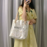 Сумка через плечо, летняя вместительная и большая сумка на одно плечо, коллекция 2022, в корейском стиле