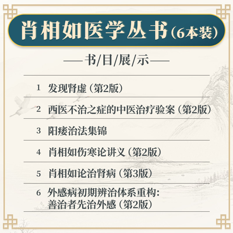 正版肖相如6本外感病初期辨治体系 医医图书中医