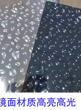 PE镜面水滴膜仿金属色3D膜