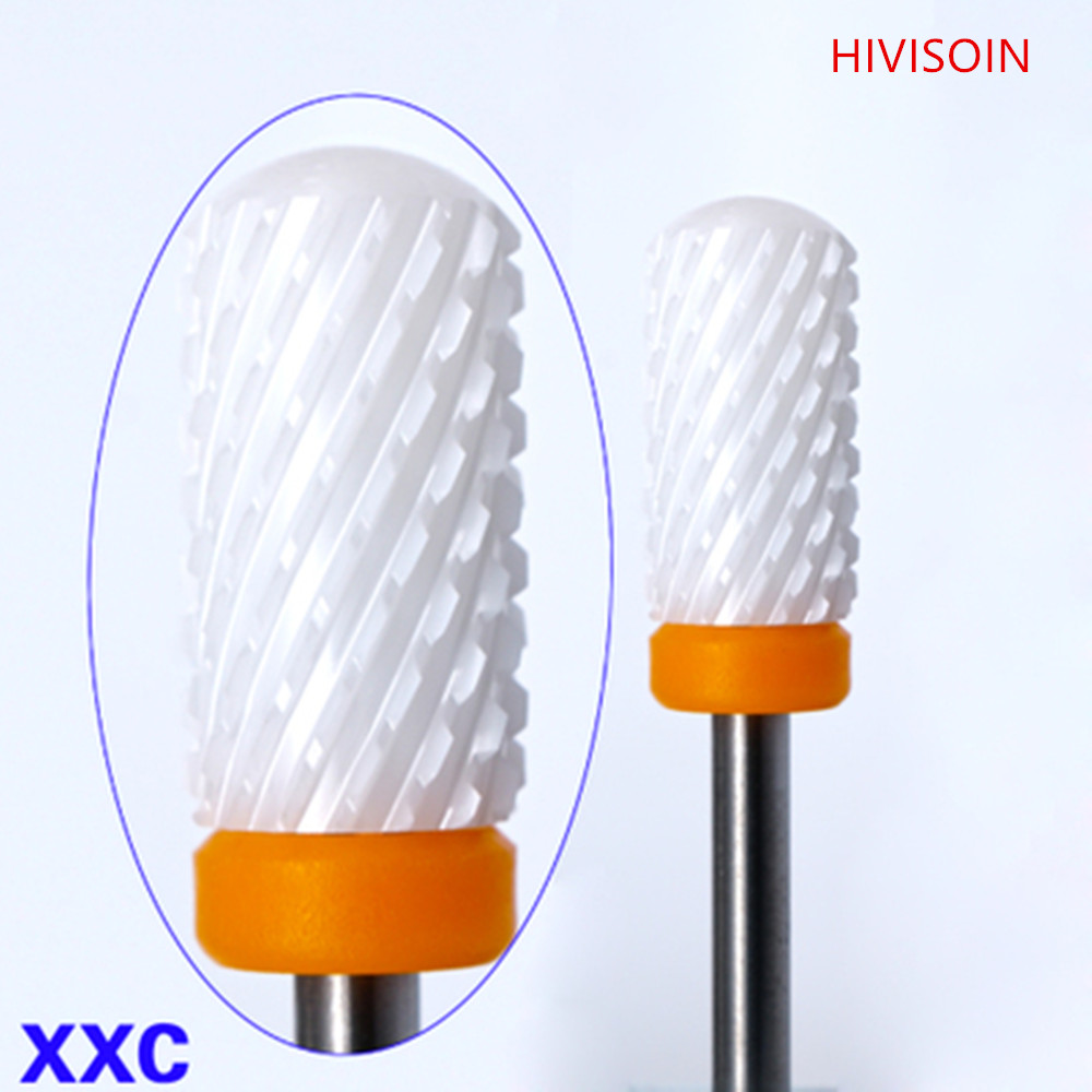 陶瓷美甲打磨头 快速卸甲打磨抛光 美甲打磨机打磨头美甲陶瓷钻头 - 图0