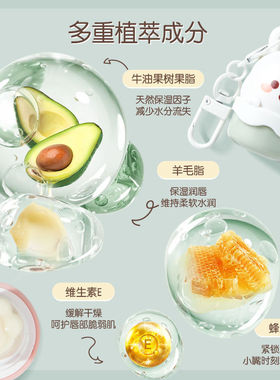 儿童润唇膏男女防干裂脱皮滋润保湿补水卡通可爱宝宝无色学生专用
