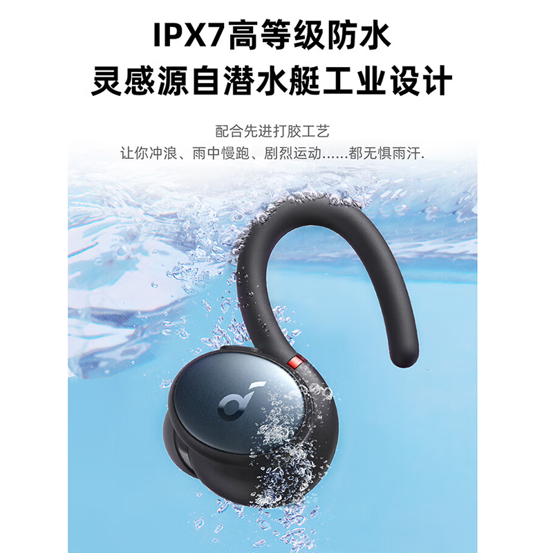 声阔SoundCore  Sport X10挂耳式开放式跑步骑行运动蓝牙耳机 - 图0