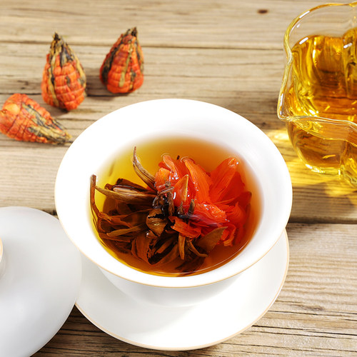 云南凤庆百合宝塔滇红茶手工金芽花香蜜香金丝功夫茶2026新茶铁罐 - 图1