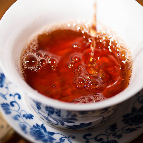 500克陈年方砖云南普洱茶熟茶小沱茶原味高香03小金砖古树茶叶1斤 - 图1