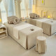 Light luxury high-end beauty bed cover four-piece set cotton and linen high-end beauty salon massage shampoo and massage special for all seasons