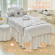 High-end beauty bed cover four-piece set spring and summer high-end 2026 soft cotton beauty salon massage therapy three-piece set four seasons