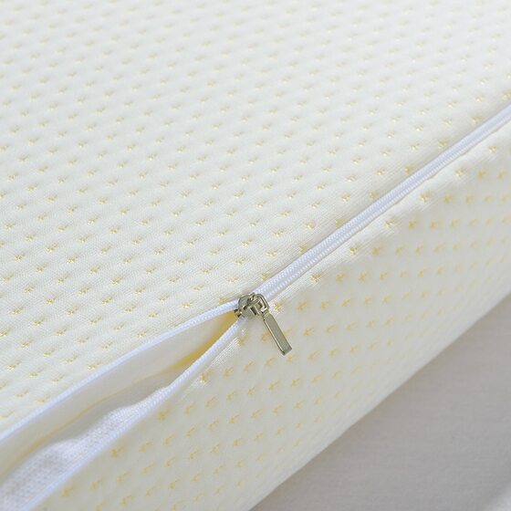 Memory pillow core with cotton pillowcase available on beauty salon massage bed, curved wave pillow for adult single only