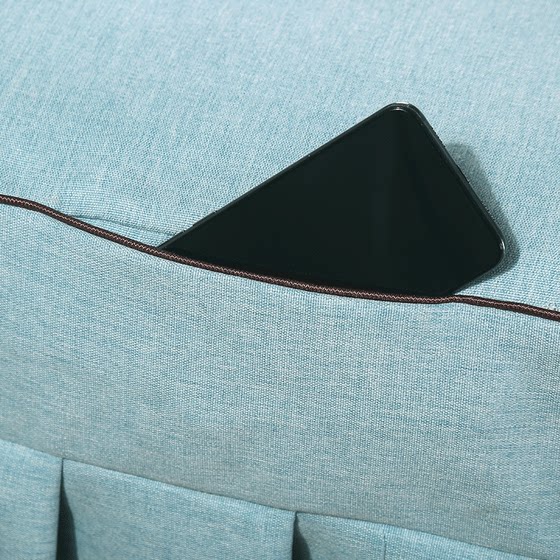 Massage new cotton and linen simple all-season bed sheets