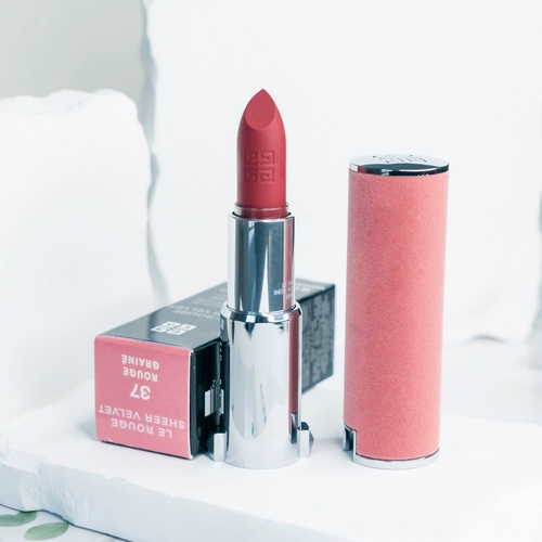 Givenchy Givenchy Gogh Dingxie Xianxiang Fairy Fan Discioning Red Lipstick N17 N27 N37 Long -Trasting Color