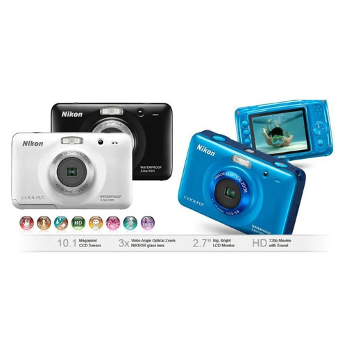 Nikon/尼康 COOLPIX AW120s/W150/S33 三防数码潜水时尚照相机 - 图3