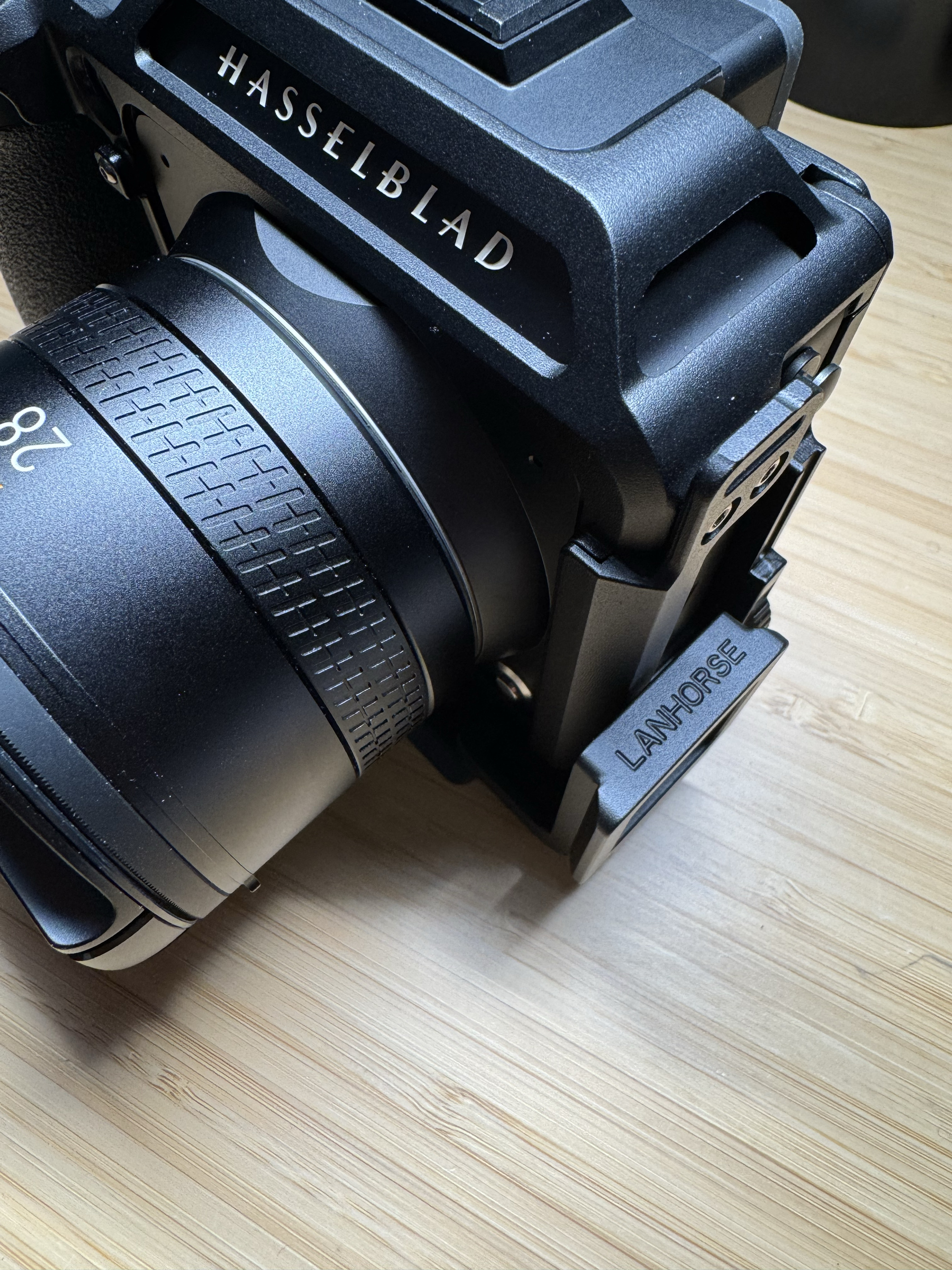 先咨询再下单 Lanhorse哈苏X2D相机兔笼专用 L形横竖构图快装板 - 图0