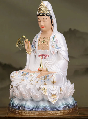观音菩萨佛像娑婆三圣全