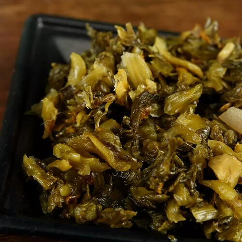三丰可味雪菜咸菜宁波特产雪里蕻雪菜速食下饭开味菜150g*10袋 - 图1