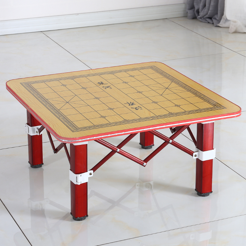 简易大圆桌架可折叠铁艺桌腿支架桌脚餐桌折叠伸缩桌架桌脚架定制-图0