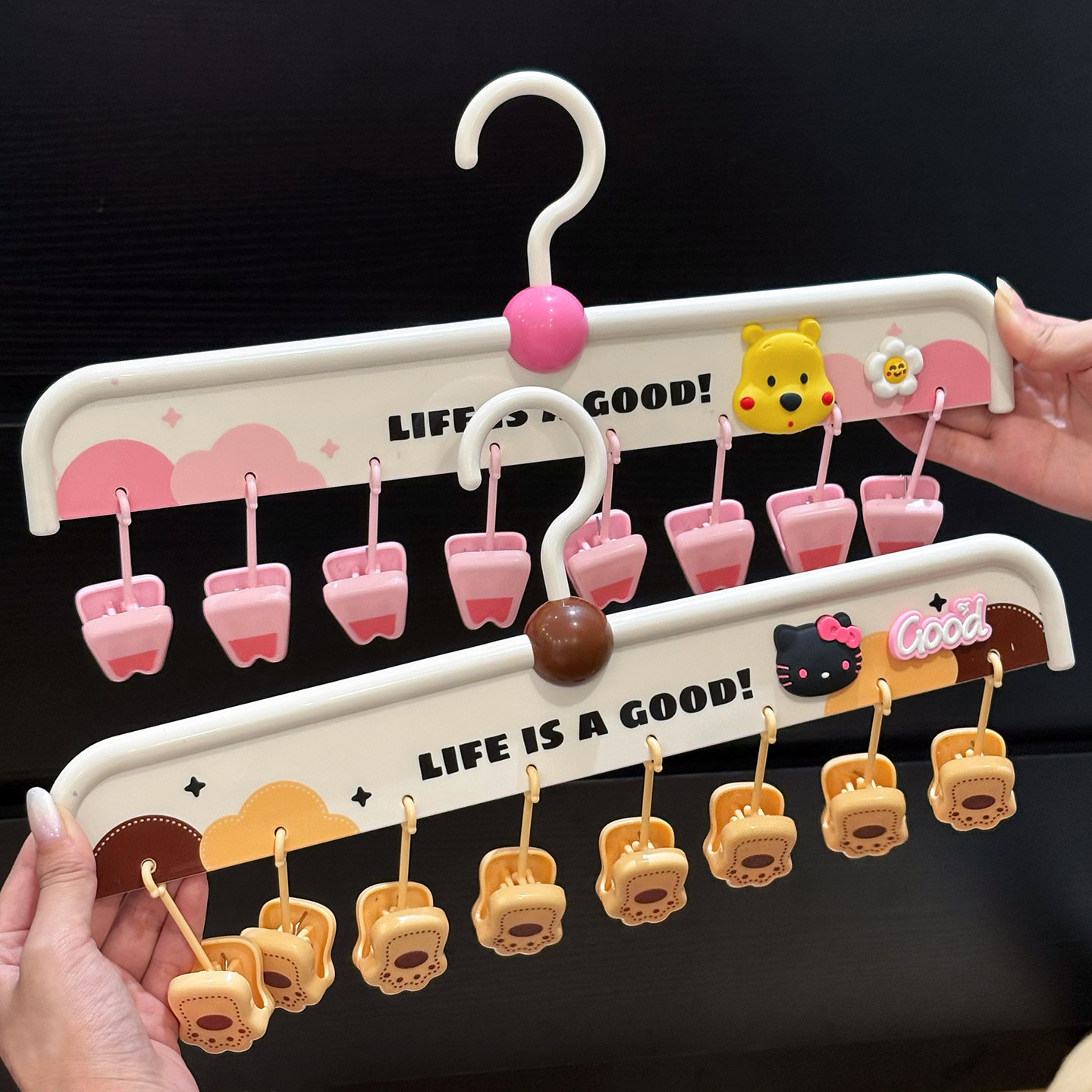 卡通可爱夹袜子晾晒架晾衣多夹子帽子内裤吊带宝宝衣服多功能家用,淘宝优惠券,粉丝福利购,淘宝优惠卷