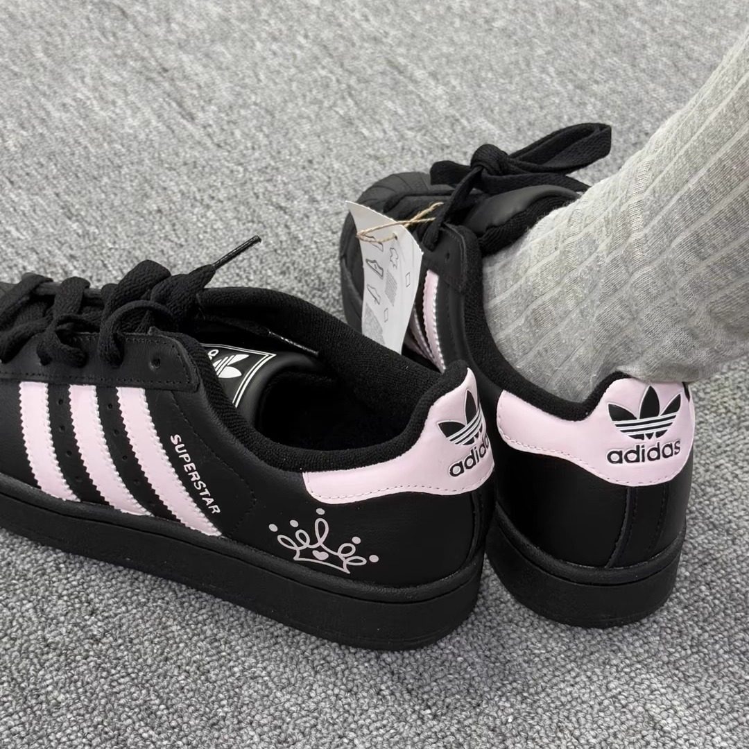 球鞋定制adidas originals superstar 粉墨天使贝壳头低帮板鞋女,淘宝优惠券,粉丝福利购,淘宝优惠卷
