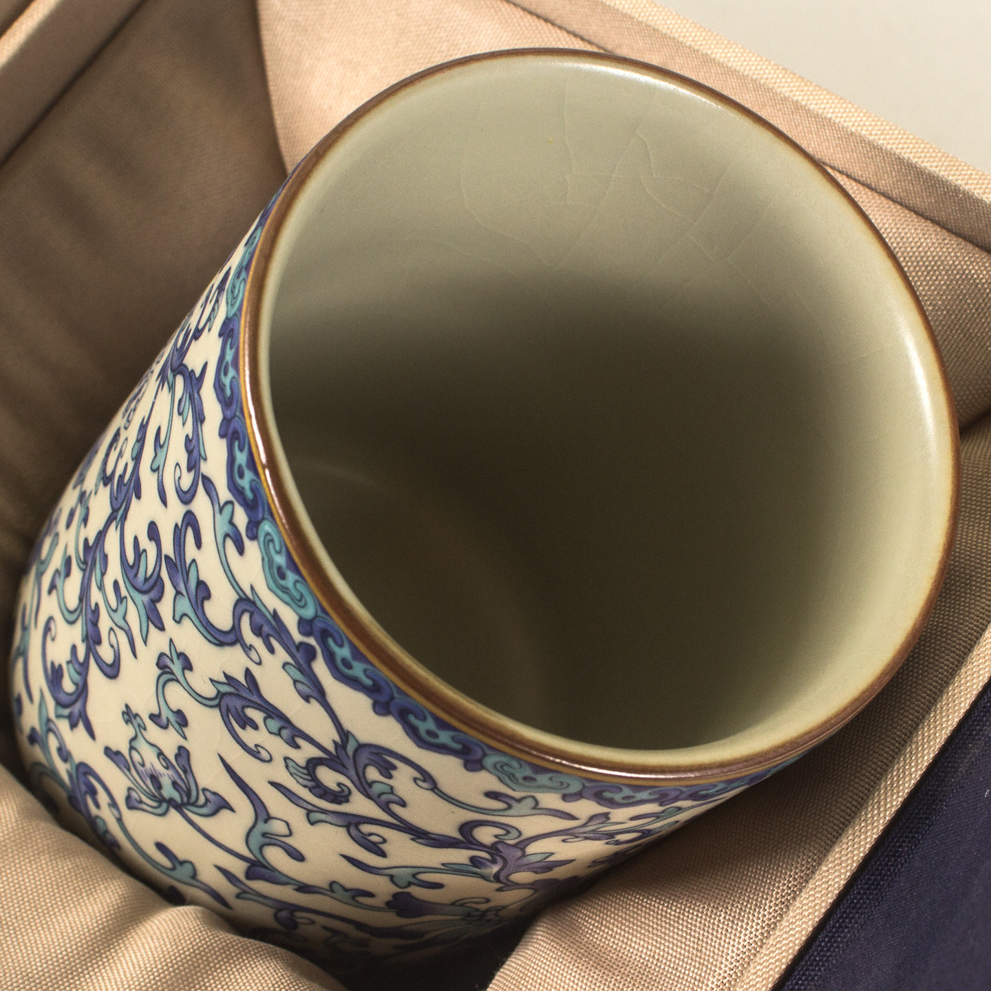 正品中古风200ml汝窑主人杯大号单杯汝瓷仿古暖手茶杯陶瓷茶具杯,淘宝优惠券,粉丝福利购,淘宝优惠卷