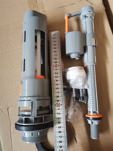 mt 分体 顶双按 马桶 水箱配件 高款 坐便器耐海水进水阀排水按钮 - 图1