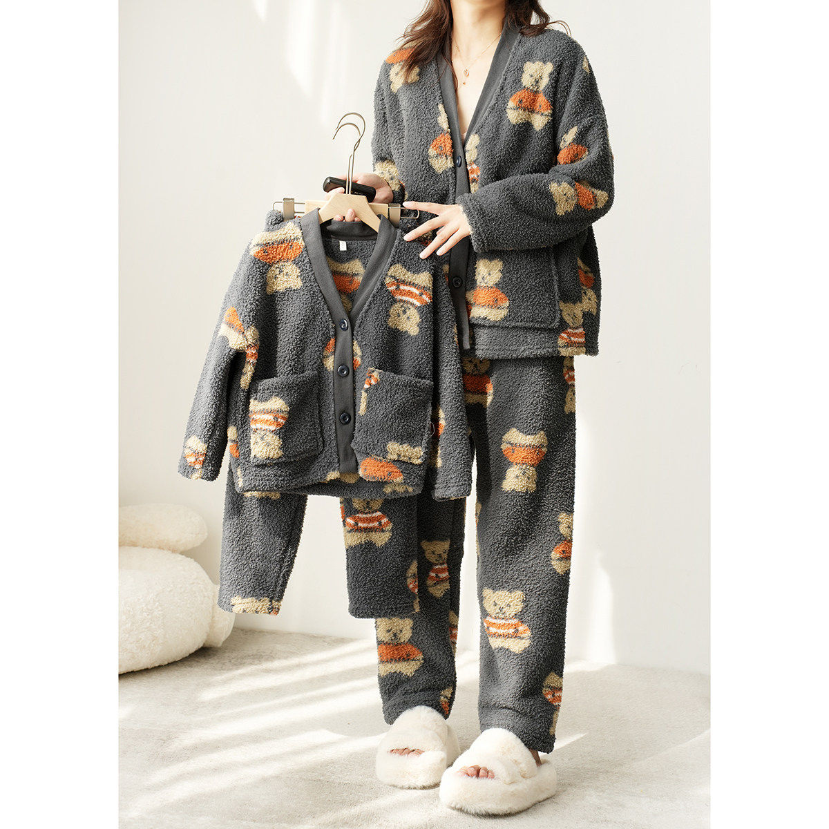 特 亲子款家居服套装 男女童睡衣睡裤 中大童 男士女士起居服,淘宝优惠券,粉丝福利购,淘宝优惠卷