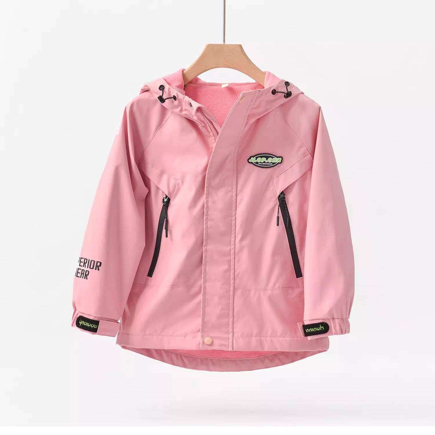 特 儿童加绒连帽风衣外套 男童女童 中大童开衫 秋冬款童装,淘宝优惠券,粉丝福利购,淘宝优惠卷