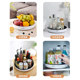 Rotating seasoning rack kitchen countertop multifunction