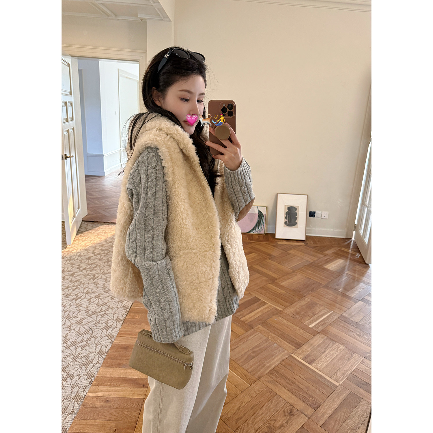 年度Top喜爱单品 宝宝袋全羊毛带帽马甲皮毛羊羔绒外套 AFM定制,淘宝优惠券,粉丝福利购,淘宝优惠卷