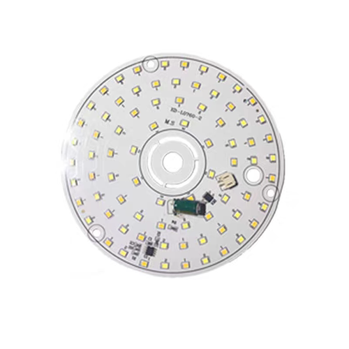 220v led灯芯北欧风格水晶灯吸顶灯免驱动三色变光客厅餐厅灯 - 图0