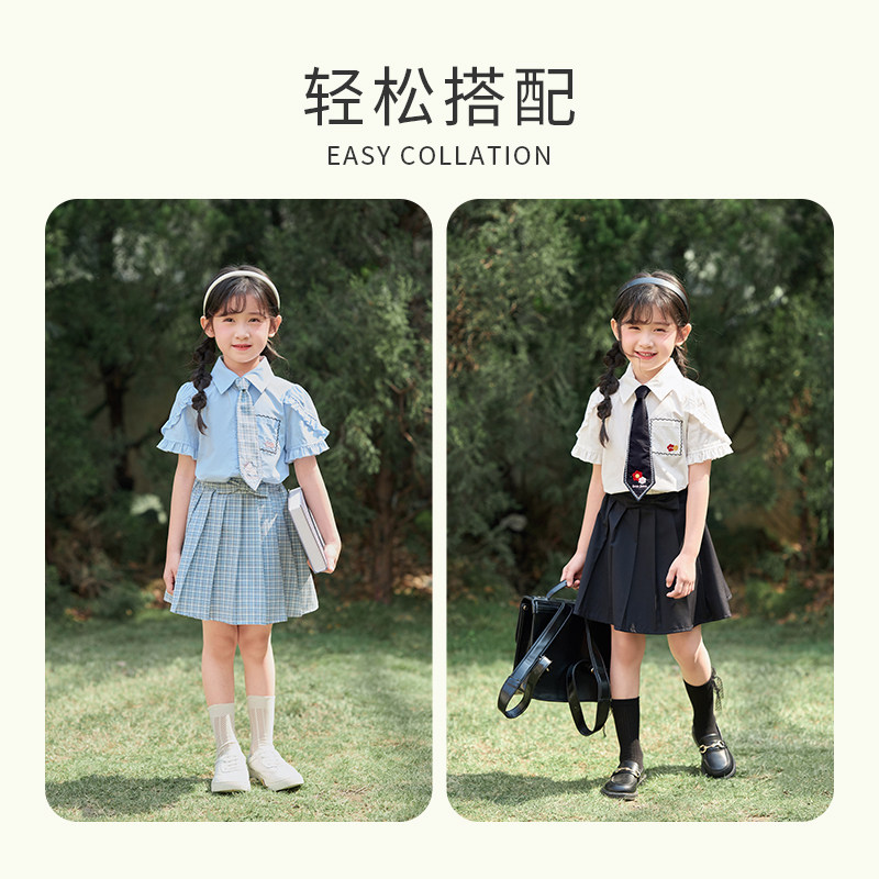 茵曼童装女孩休闲2023夏季新款短裙 茵曼童装裤子