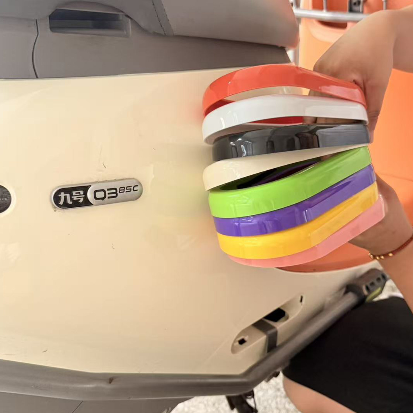 佐华适新款九号电动车Q385C/80C仪表罩配件防水透明壳炫彩保护盖,淘宝优惠券,粉丝福利购,淘宝优惠卷