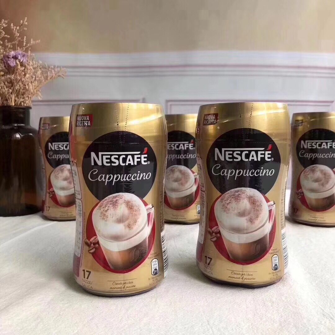 意大利Nescafe雀巢Cappuccino卡布奇诺速溶咖啡 经典250G - 图1