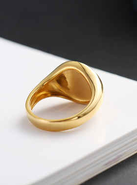 原创设计999纯足金创意男女戒指