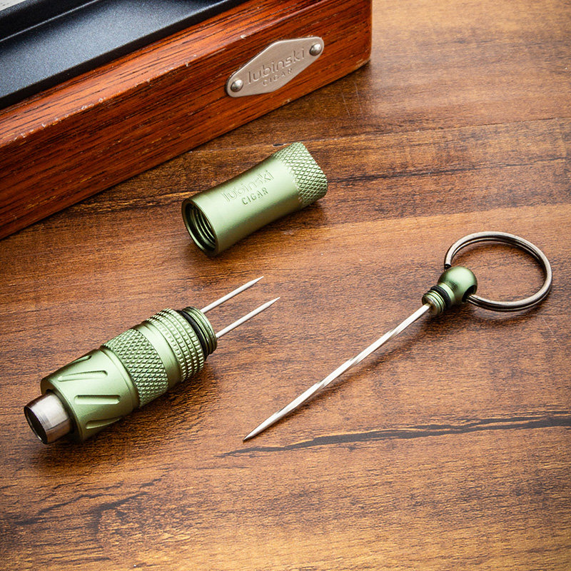 鲁宾斯基多功能雪茄开孔器时尚便携通针持灰烟托锌合金不锈钢打孔,淘宝优惠券,粉丝福利购,淘宝优惠卷