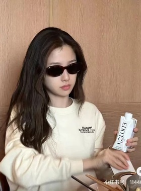 新款GM墨镜女小框防晒防紫外线小圆框太阳镜户外旅行开车遮阳镜潮