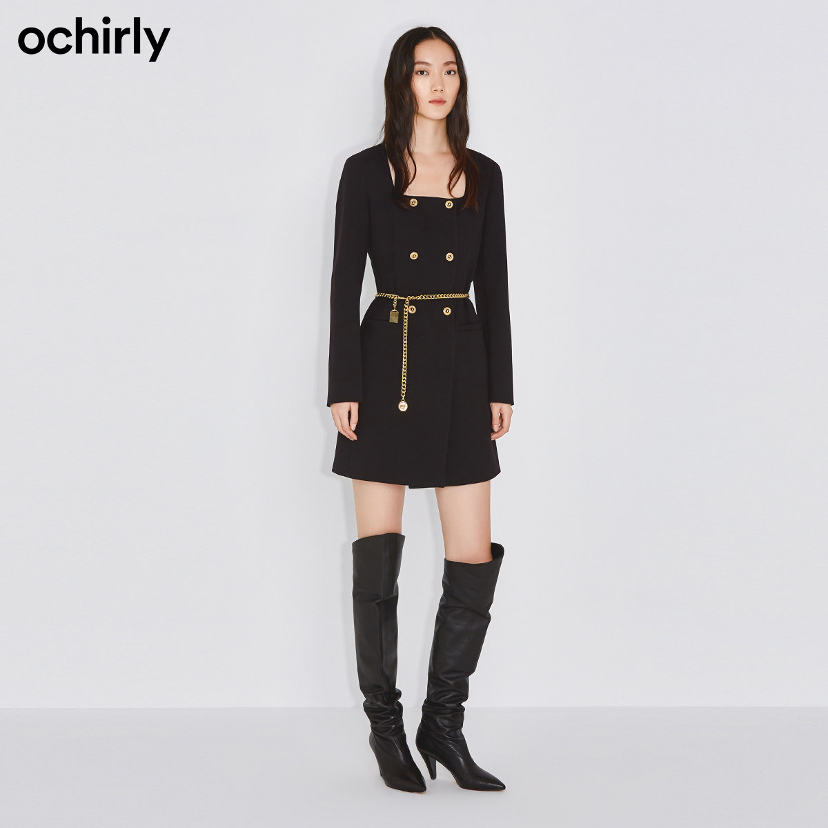 baby明星欧时力2021秋季新款连衣裙 ochirly连衣裙