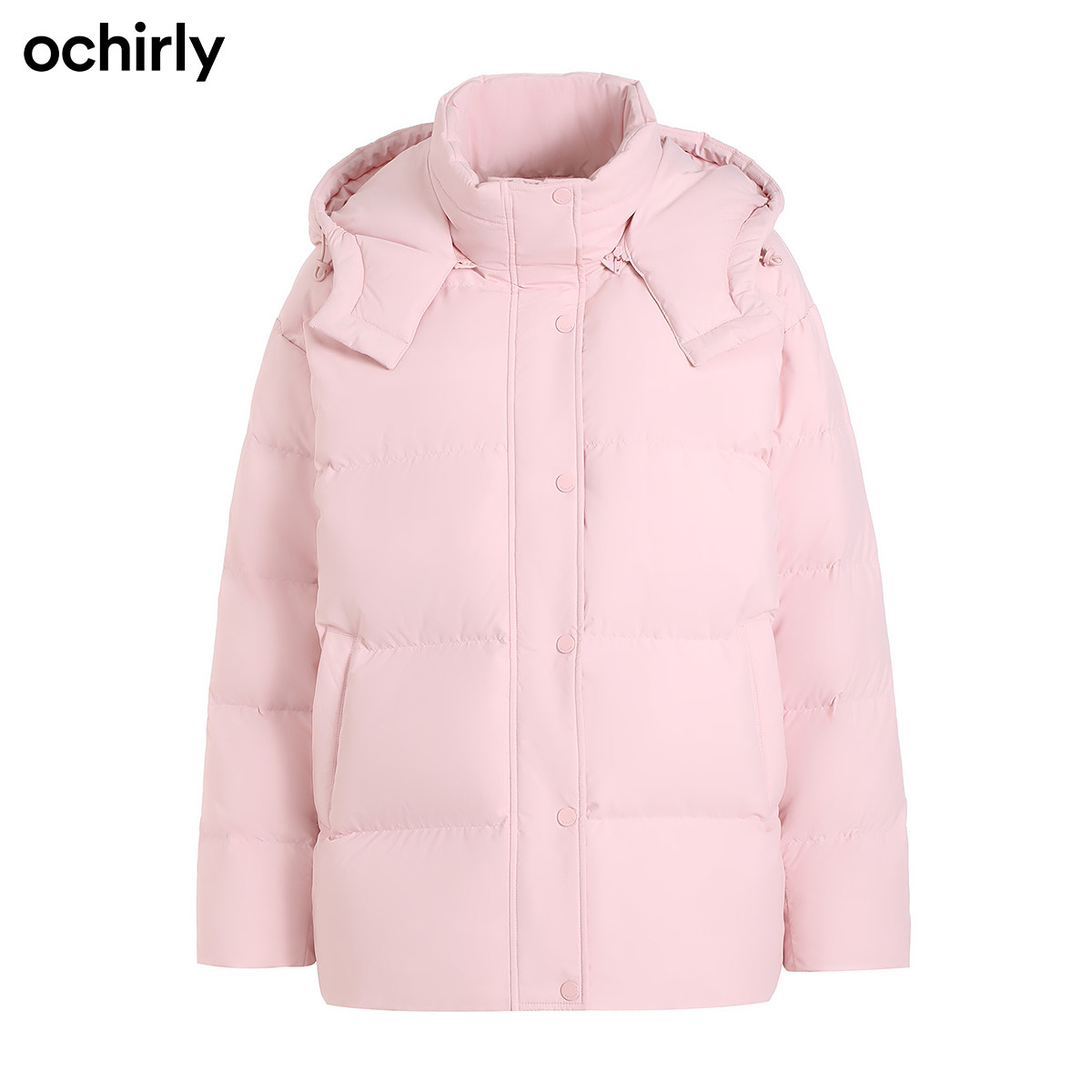 2件9折欧时力2021简约 ochirly羽绒服