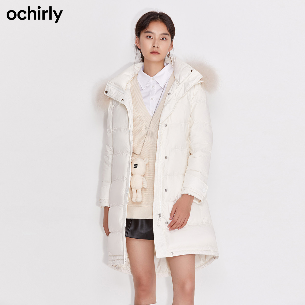 2件9折欧时力2021新款秋装女羽绒服 ochirly羽绒服