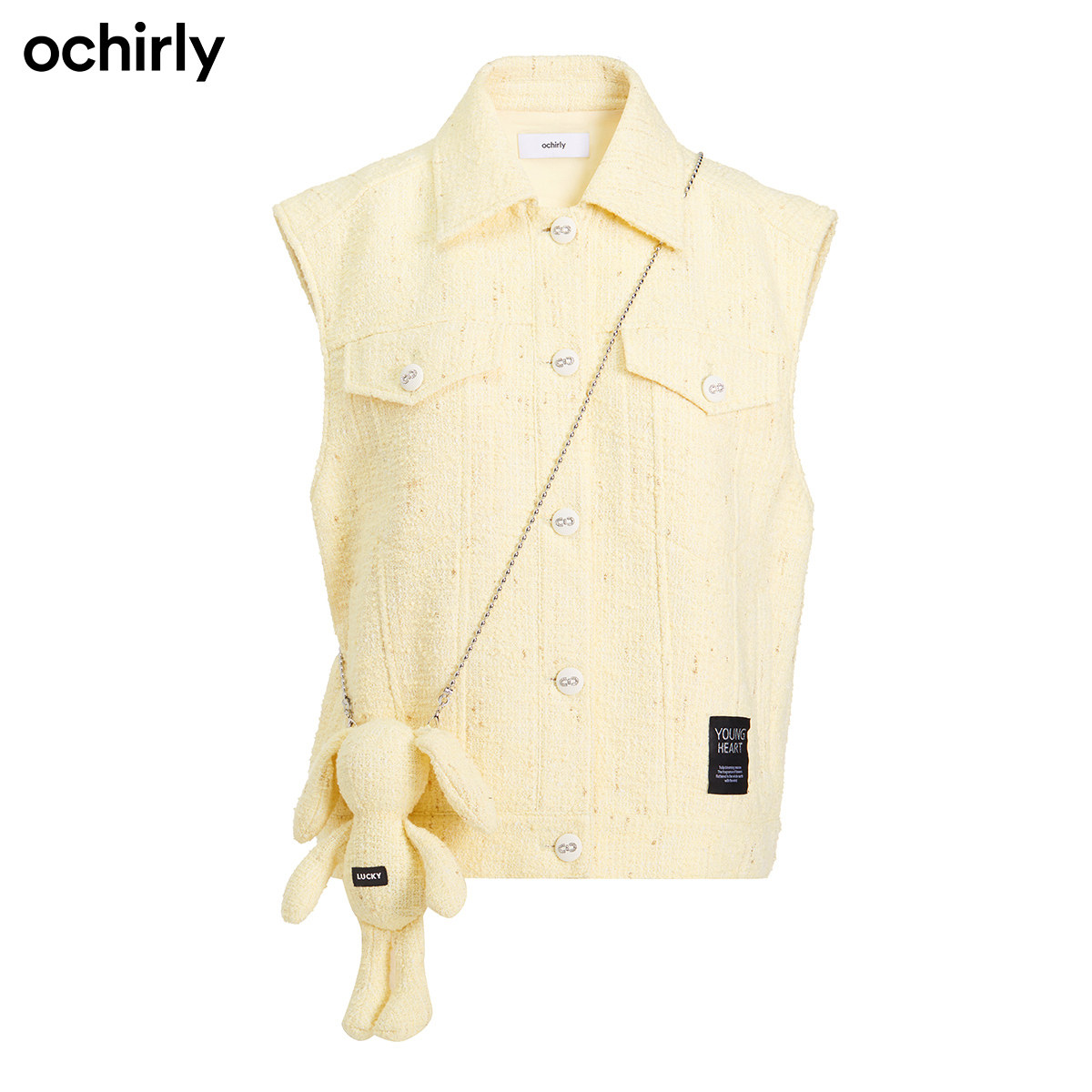 baby同款欧时力2022新款春装配工装 ochirly马夹