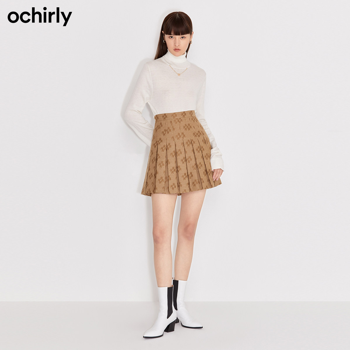 ochirly欧时力2021新款秋冬半身裙 ochirly半身裙