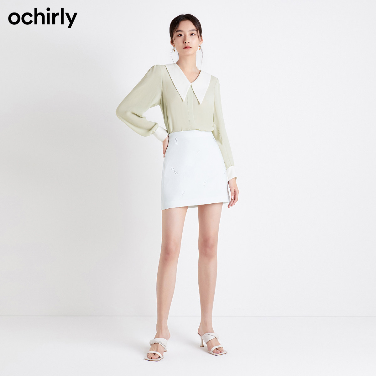 ochirly欧时力2022新款春装半身裙 ochirly半身裙