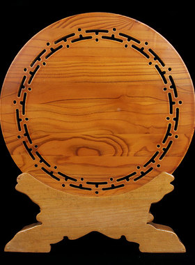 泰山桃木福字摆件家居玄关