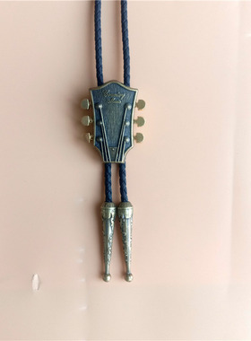 波洛项链乡村音乐吉他合金吊坠