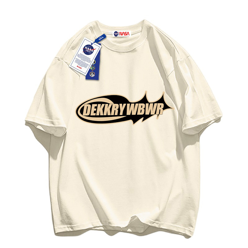 NASA联名夏季重磅纯棉短袖T恤男男女同款简约时尚百搭圆领T恤,淘宝优惠券,粉丝福利购,淘宝优惠卷