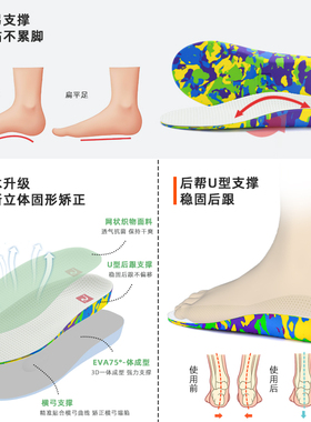 足威2026商场同款儿童矫正鞋垫