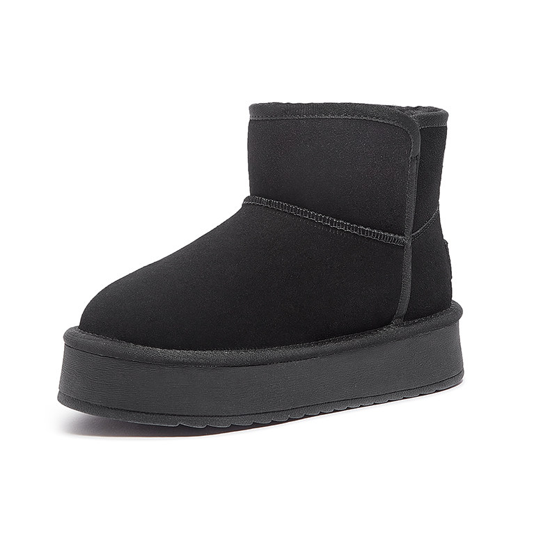 骆驼女鞋2025冬季新款厚底雪地靴女加绒加厚棉鞋女款靴子面包鞋,淘宝优惠券,粉丝福利购,淘宝优惠卷