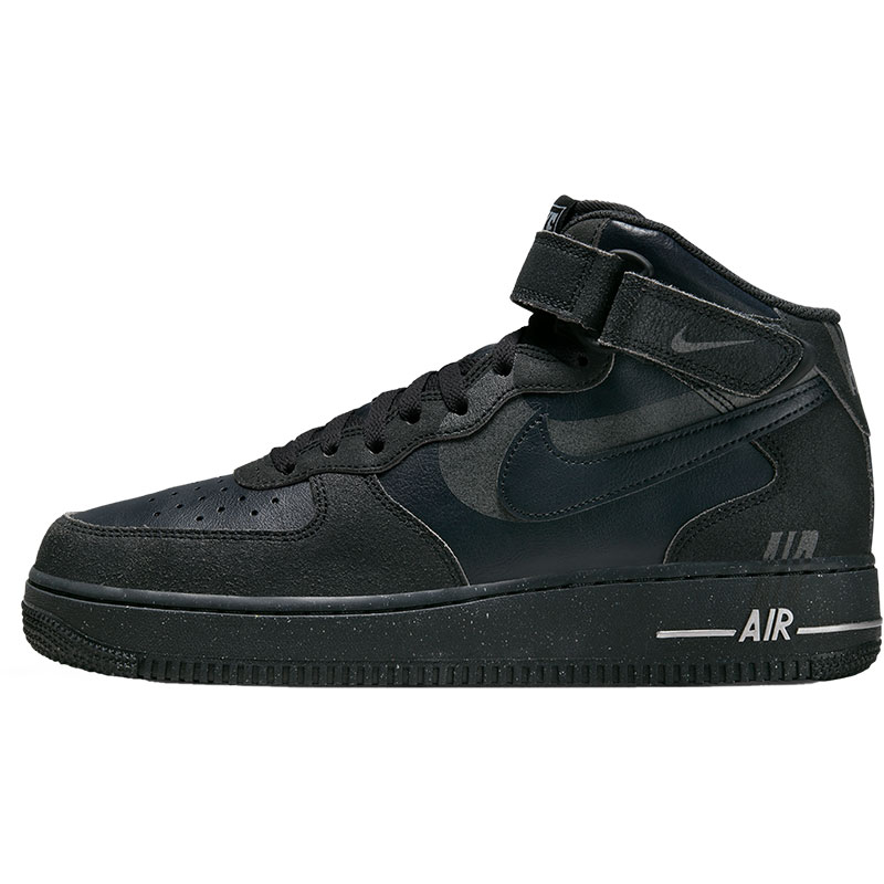 Nike/耐克正品新款Air Force 1男子休闲透气中帮板鞋DQ7666-001-图3