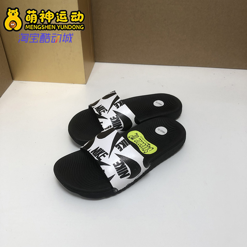 Nike/耐克正品夏季新款男大童休闲轻便运动凉拖鞋 CT6619-100 - 图2