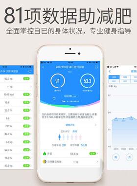 (Z)多锐体脂秤精准体重秤家用电子秤人体秤智能体脂称充电体重称