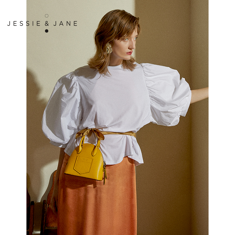 jessie&jane 2020秋冬新款贝壳包 jessiejane女士包袋