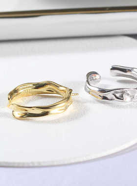 不规则新款珍珠配件S925纯银百搭