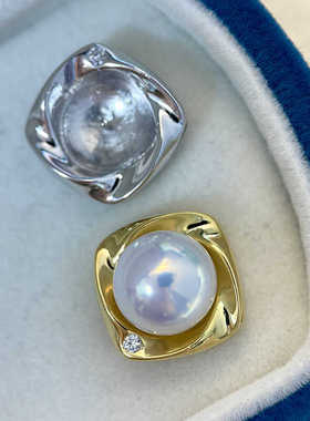 小众设计新款方形吊坠S925纯银